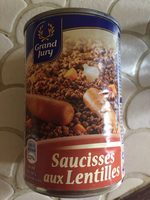 Saucisses aux lentilles