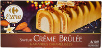Saveur Crème Brûlée & amandes caramélisées