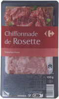 Chiffonnade de Rosette