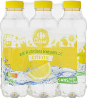 Eau à l'arôme naturel de citron