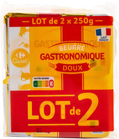 Beurre gastronomique doux