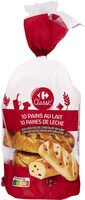 10 pains au lait aux pépites de chocolat