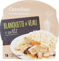 Blanquette de veau et son riz