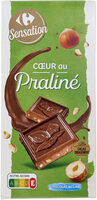 COEUR au Praliné CHOCOLAT au LAIT