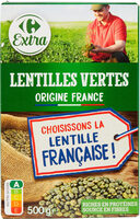 Lentilles vertes ORIGINE FRANCE