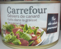 Gésiers de canard entiers, à la graisse de canard