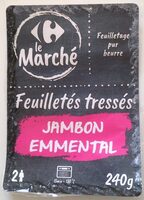 Feuilletés tressés jambon emmental
