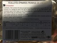 Feuilletés EPINARD ET CHEVRE