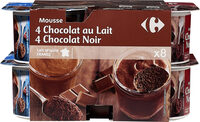 Mousses Chocolat au Lait & Chocolat Noir