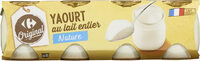 YAOURT au lait entier Nature