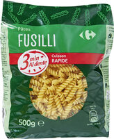 Fusilli cuisson rapide 3mn Al dente