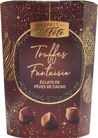 Truffes Fantaisie Éclats de fèves de cacao caramélisés
