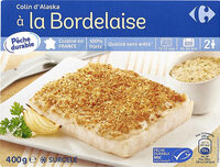 Colin d'Alaska à la Bordelaise, Surgelé