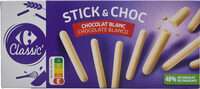 Stick & Choc Chocolat blanc