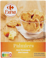 Palmiers au beurre & fromages