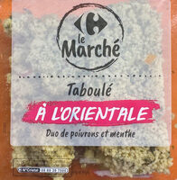 Taboulé A L'ORIENTALE Duo de poivrons et menthe