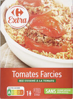 Tomates Farcies Riz cuisiné à la tomate