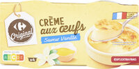 CRÈME aux œufs Saveur Vanille