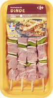 Brochettes de dinde