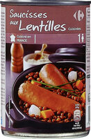 Saucisses aux Lentilles Cuisinées