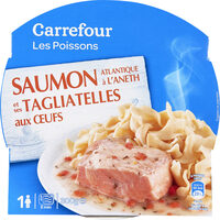 Saumon à l'aneth & tagliatelles aux œufs