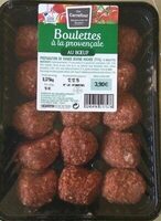 BOULETTES AU BOEUF SAVEUR PROVENCALE Préparation de viande bovine hachée (72%) avec protéine végétale, saveur provençale, avec de la tomate déshydratée et arôme naturel A consommer cuit à coeur.