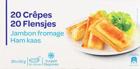 Crêpes jambon emmental