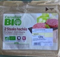 Steaks hachés pur boeuf (15% MG)