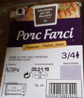 Carré de porc farci