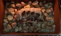 Roti de porc. Farci aux Morilles