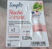 Hache porc