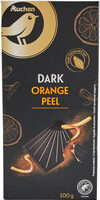 AUCHAN Noir écorces d'oranges