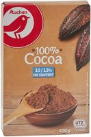 Auchan poudre 100% cacao (10-12% m.g.) 100g