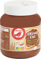 AUCHAN TARTINABLE CACAO et NOISETTES 13% 400G - PACK B