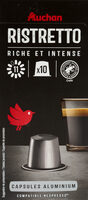 Auchan RISTRETTO Intense et richeCapsules aluminium
