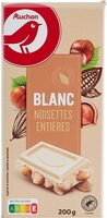 AUCHAN Blanc noisettes entières