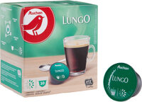 Auchan cafe capsules lungo dg x10 70g packb