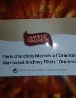 Filet d Anchois marinés à l orientale