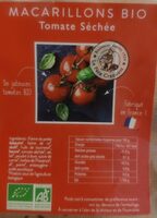 Macarillons Bio Tomate Séchée