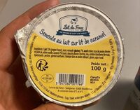Semoule au lait sur lit de caramel