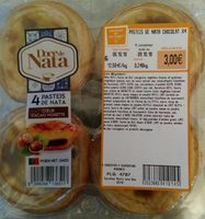 Pasteis de Nata cœur cacao noisette