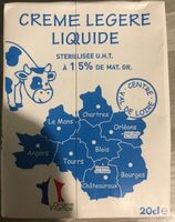 Crème liquide légère