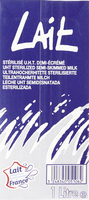 Lait stérilisé UHT demi-écrémé