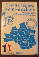 Crème Légère Semi-Épaisse (18% Mat. Grasse)