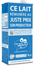Lait demi-écrémé UHT