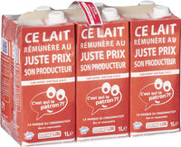 Lait Entier stérilisé UHT
