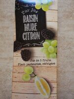 Pur jus raisin mur citron