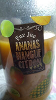 Pur jus ananas mangue citron