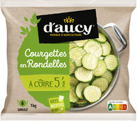 Courgettes en rondelles A cuire d'aucy 1kg