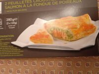Feuilleté croustillant saumon